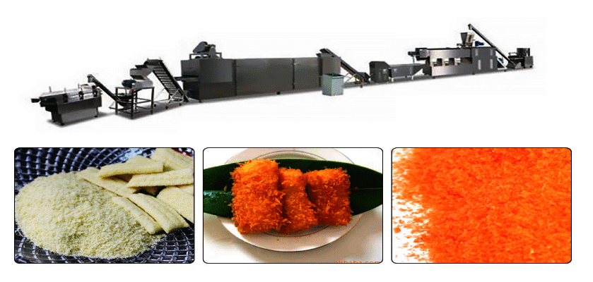 Application of Bread Crumbs Making Machine