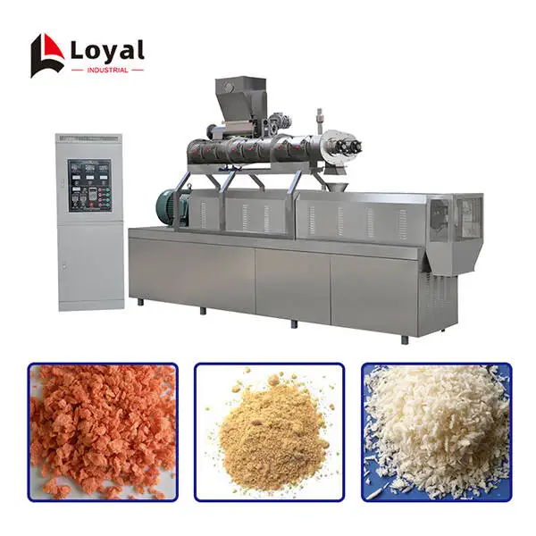 40-1000 KG/H Bread Crumbs Making Machine Continuous Production Line