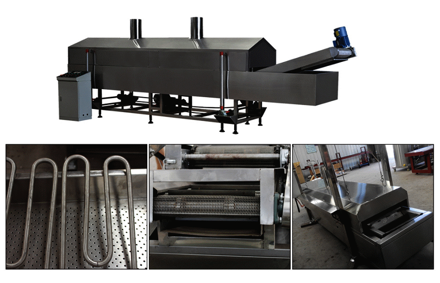 MORE DETAILS OF STICKS SNACK FRIED WHEAT DOUGH SNACK MACHINE