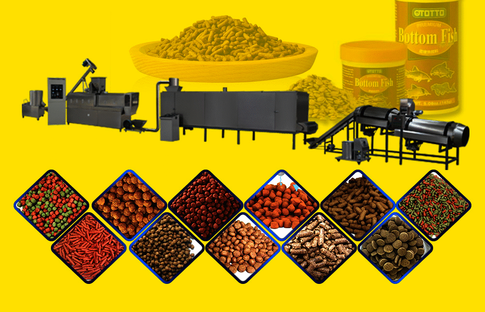 TECHNICAL PARAMETERS OF LOW ELECTRICITY FISH MEAL FISH FEED PRODUCTION LINE CAT FISH FEED PELLET MACHINE