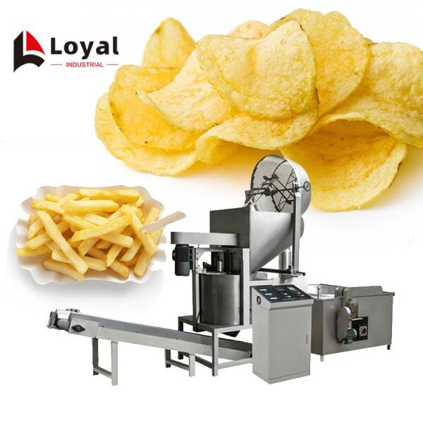 Fully Automaic 304 Stainless Steel Batch Frying Line 300kg/ 500kg/ 1000kg