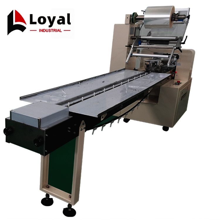 High Speed PLC Control Automatic Biscuit Packing Line For Biscuit Perfume Cigarett