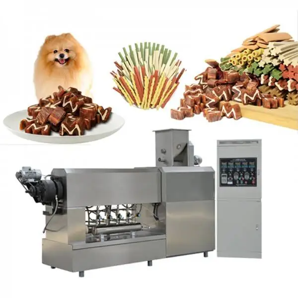 Double Screw Extruder Dog Treat Making Machine Animal Pet Food Production Line