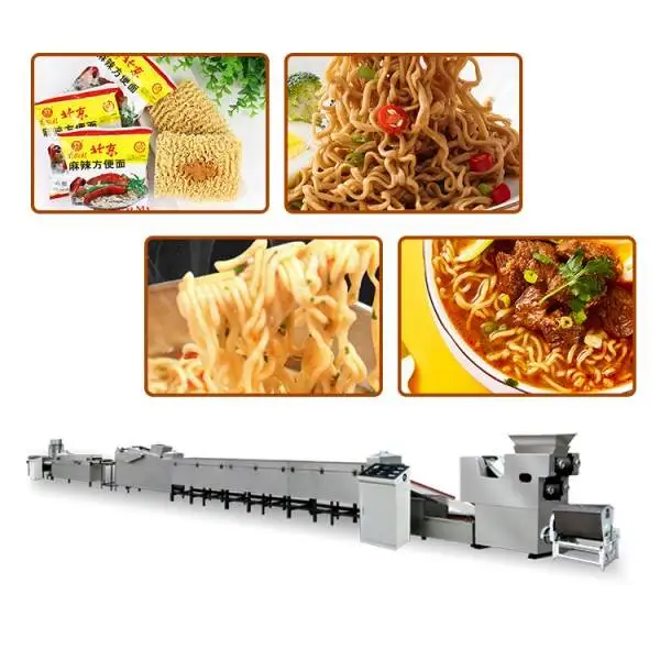 Línea de producción de fideos instantáneos completamente automática 11000pcs / 8hours / Línea de producción