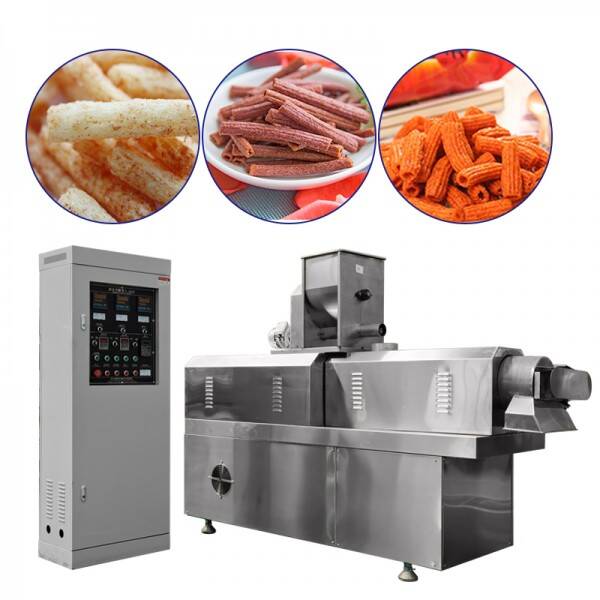 CE ISO 100-400kg/h Dough Forming Single Screw Extruder Machine Green Food Equipment