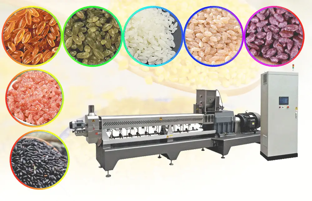 Instant rice making machine