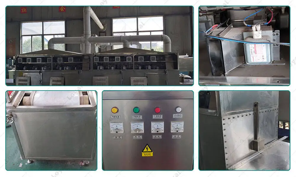 Detail of Sludge Automatic Microwave Drying Machine in Manufacturing Plant