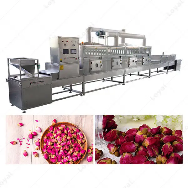 Rose Petal Microwave Flower Drying Machine