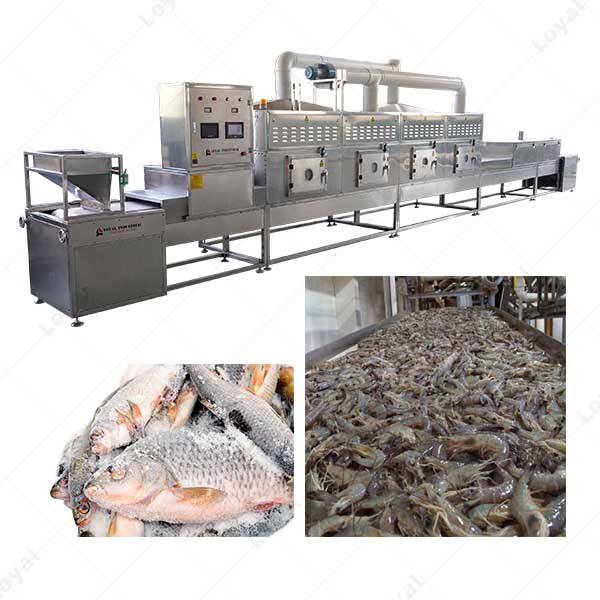 High Quality Rapidly Thawing Microwave Thawing and Sterilization Equipment for Frozen Seafood