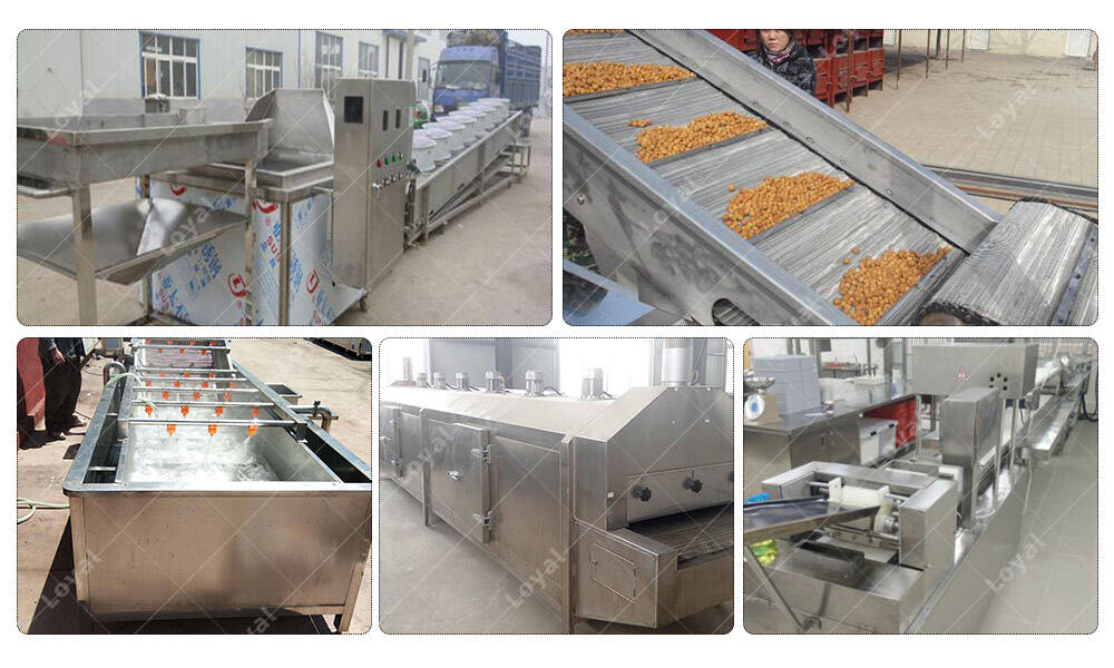 Continuous Fryer Samosa Machine plant line