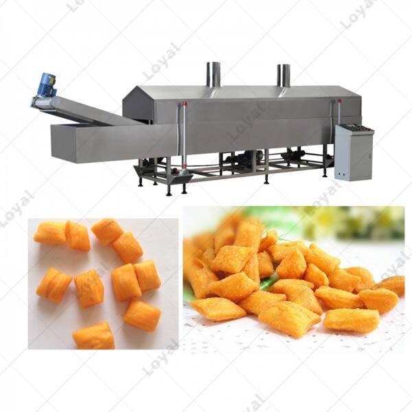 Industrial Fryer Automatic Frying Machine For Pellet Snacks