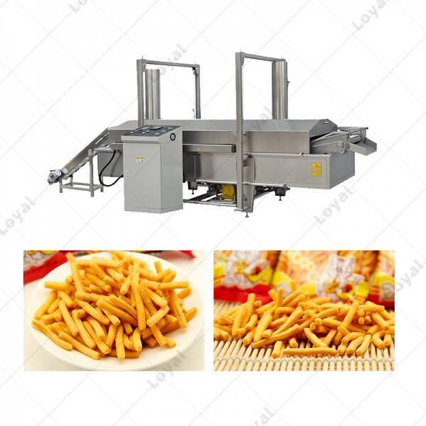 Continuous Frying Machine Automatic Fryer Namkeen Snack Deep Frying Equipment