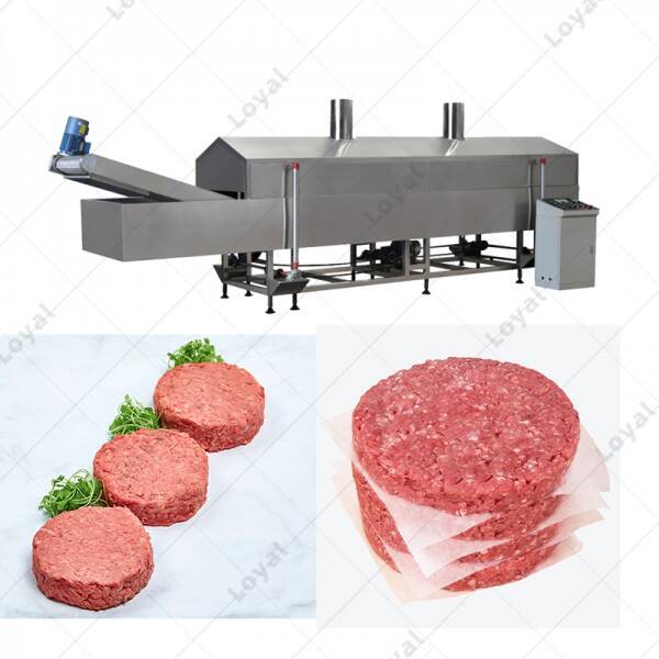 Fully Automatic Hamburger Patty Frying making machine