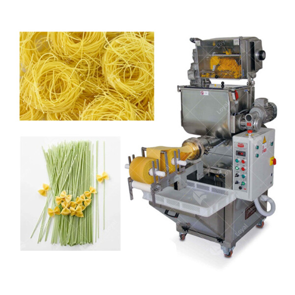 Máquina multifuncional de macarrão para macarrão de espaguete em aço inoxidável, linha de produção de macarrão